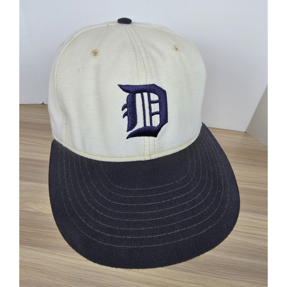 Vintage Detroit Tigers ANNCO Hat Fitted Cap USA Made American Needle Size 7 3/8